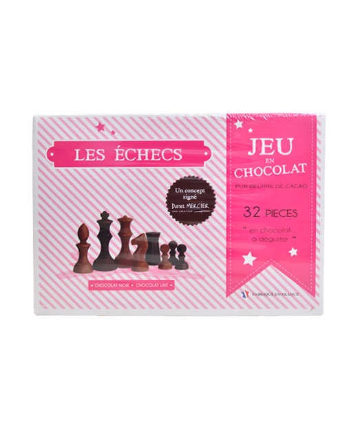 Jeu d'échecs en chocolat - Edélices