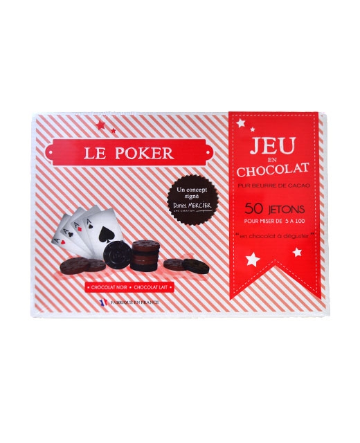 Jeu du Poker en chocolat - Edélices