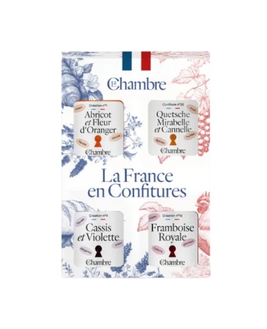 PROMO Coffret 4 confitures - La France en Confitures EDELICES