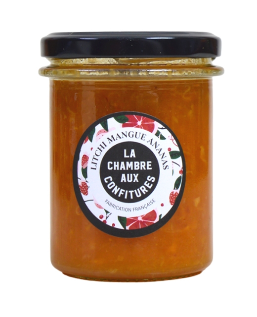 Confiture litchi, mangue et ananas - Edélices