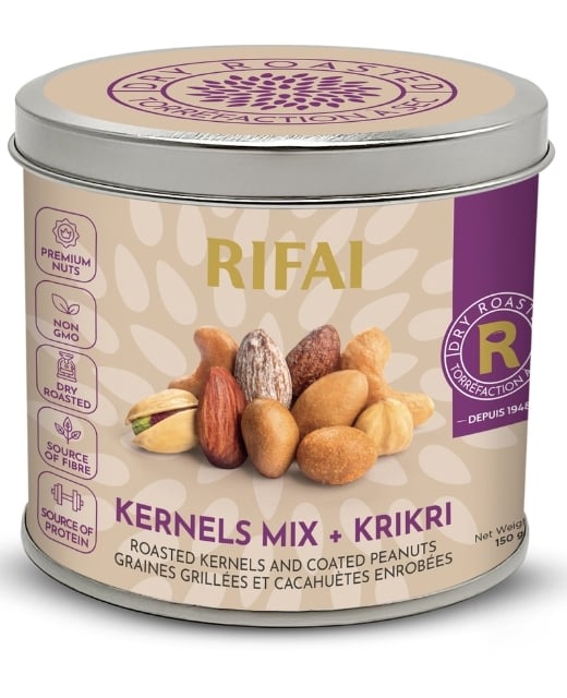 Mélange de noix et cacahuètes enrobées