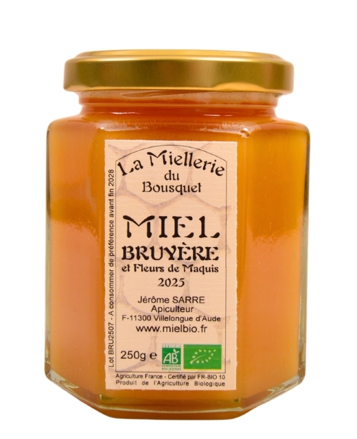 Miel de bruyère bio - Edélices