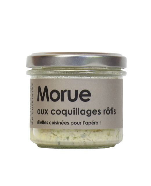 Rillettes de morue aux coquillages rôtis - Edélices