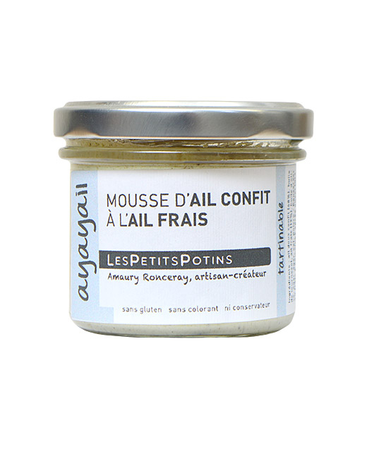 Ayayail - Mousse d'ail confit à l'ail frais