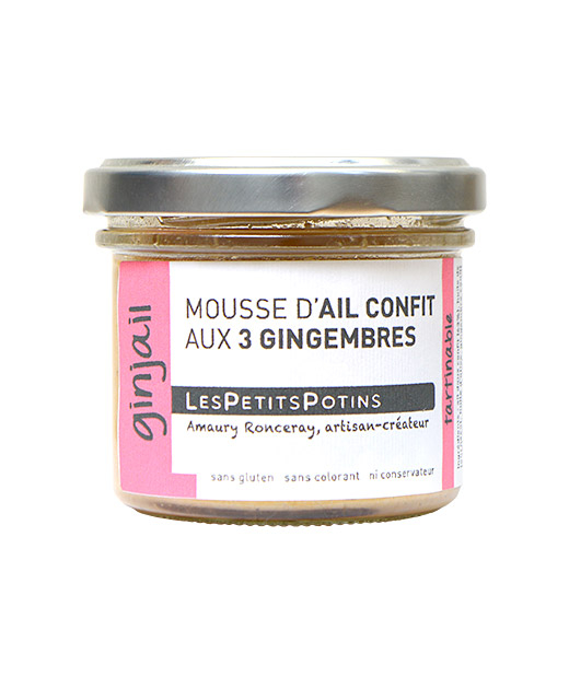 Ginjail - Mousse d'ail confit aux 3 gingembres - Edélices