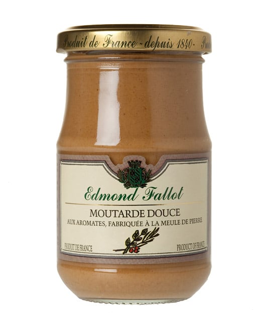 Moutarde brune douce aux aromates