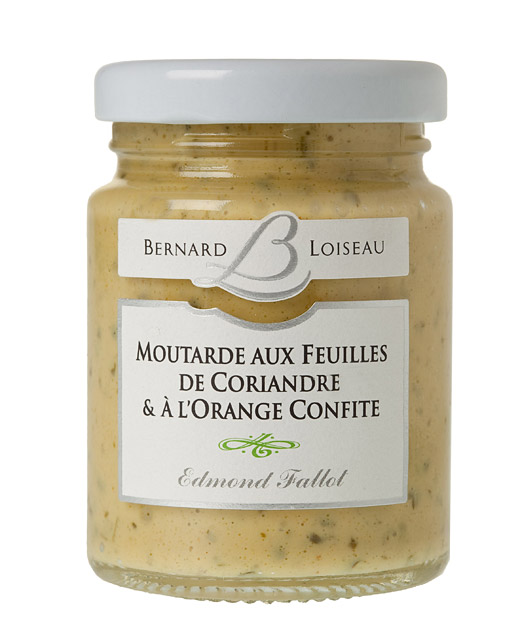 Moutarde feuilles de coriandre et orange - Edélices