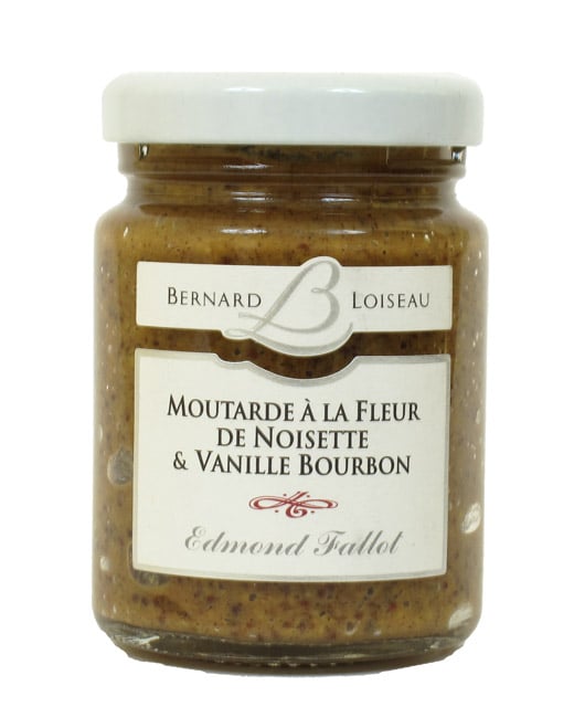 Moutarde à la fleur de noisette et vanille Bourbon - Edélices