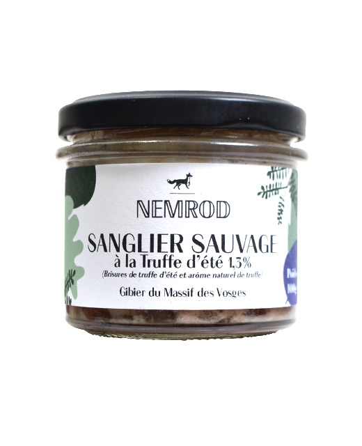 Terrine de sanglier sauvage à la truffe d'été - Edélices