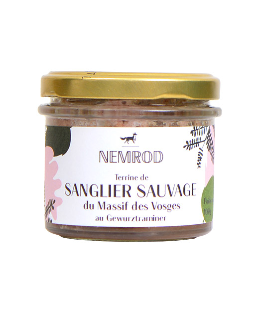 Terrine de sanglier sauvage au Gewurztraminer - Edélices