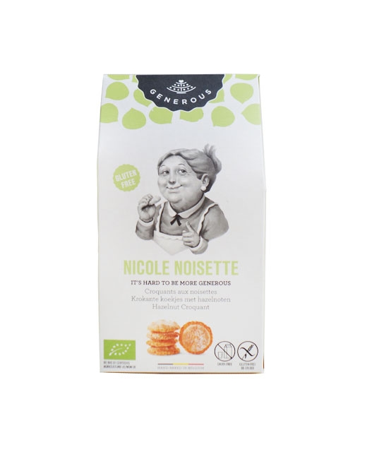 Biscuits croquants aux noisettes - Nicole Generous