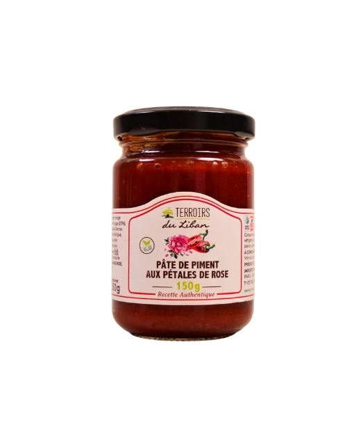 Pâte de piment aux pétales de rose