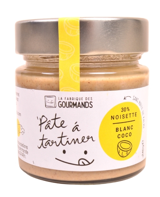 Pâte à tartiner - blanc coco La Fabrique des Gourmands