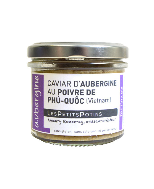 Aubergine - Caviar d'aubergine au poivre de phú-quôc - Edélices
