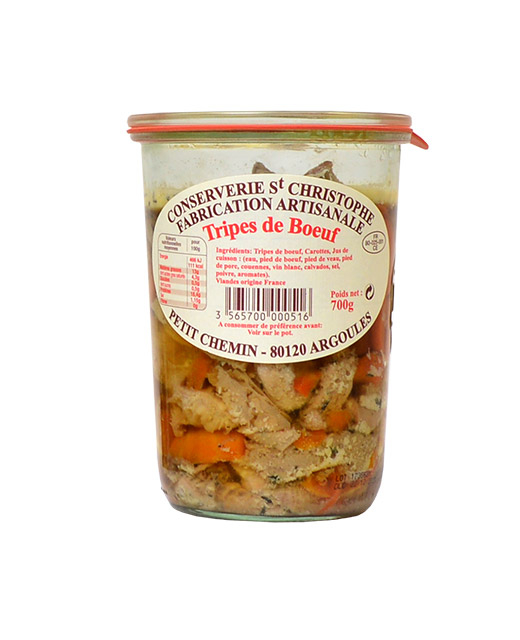 Plat cuisiné Tripes de boeuf - Edélices