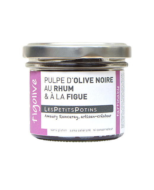 Figolive noire - Pulpe d'olive noire à la figue