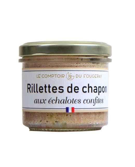 Rillettes de chapon aux échalotes 