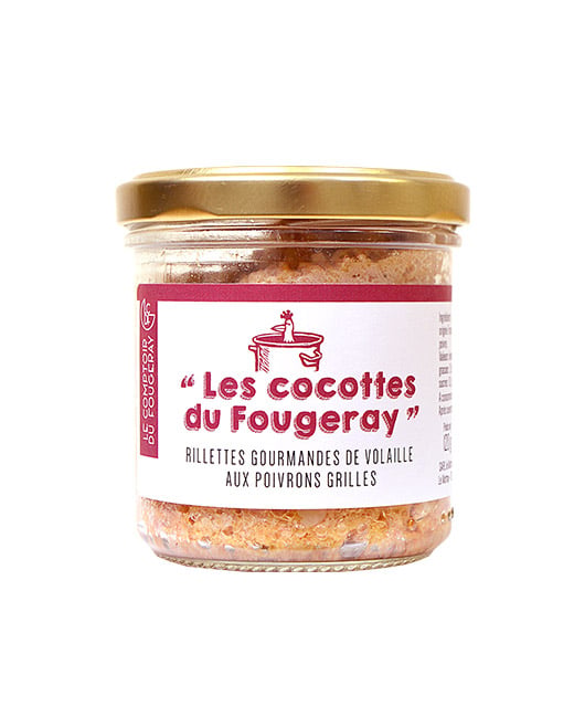 Rillettes de volaille aux poivrons grillés - Edélices