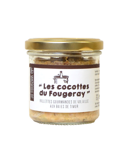 Rillettes de volaille aux baies de Timur - Edélices