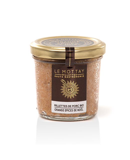 Rillettes de porc bio à l'orange confite et aux épices de Noël - Edélices