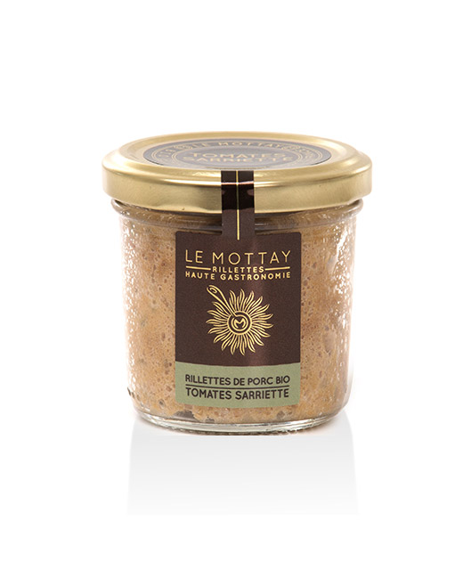 Rillettes de porc bio aux tomates séchées et à la sarriette - Edélices