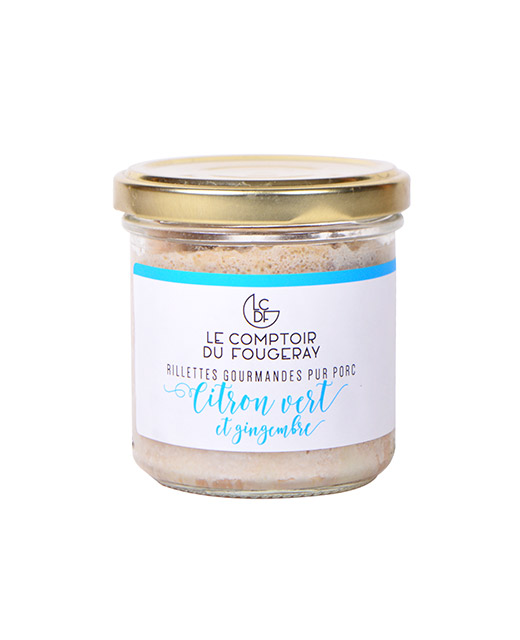 Rillettes de porc au citron vert et gingembre - Edélices