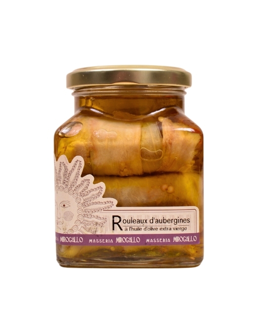 Rouleaux d'aubergines à l'huile d'olive vierge extra - Edélices