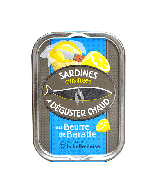 Sardines cuisinées au beurre de baratte - Edélices
