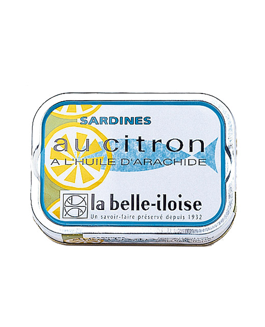 Sardines à l’huile d’arachide et au citron