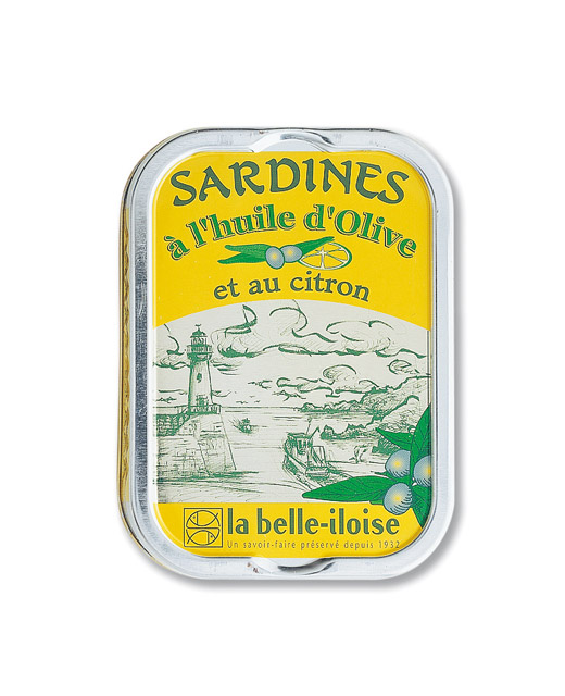Sardines à l’huile d’olive et au citron - Edélices