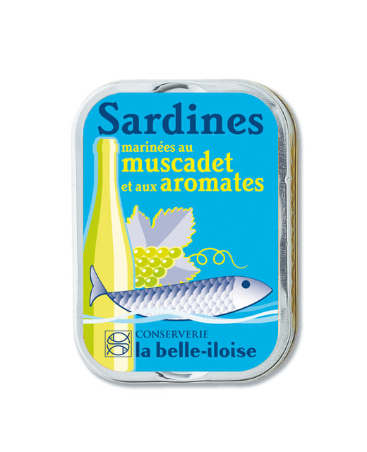 Sardines marinées au muscadet et aux aromates