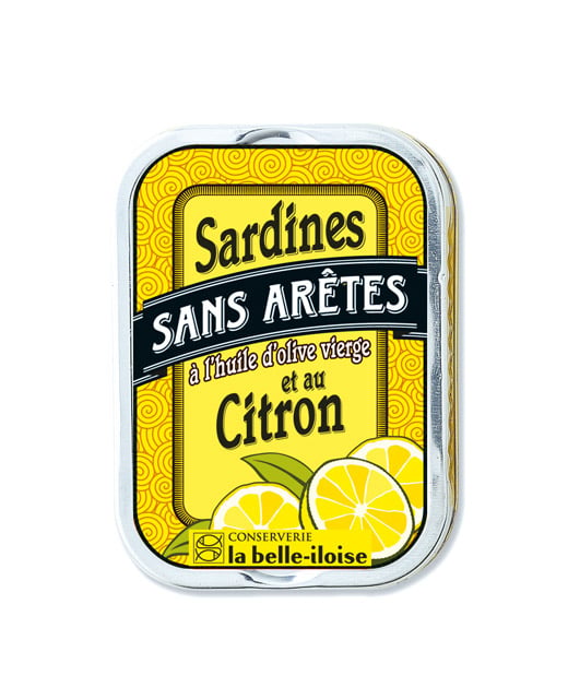 Sardines sans arêtes à l’huile d’olive et au citron - Edélices