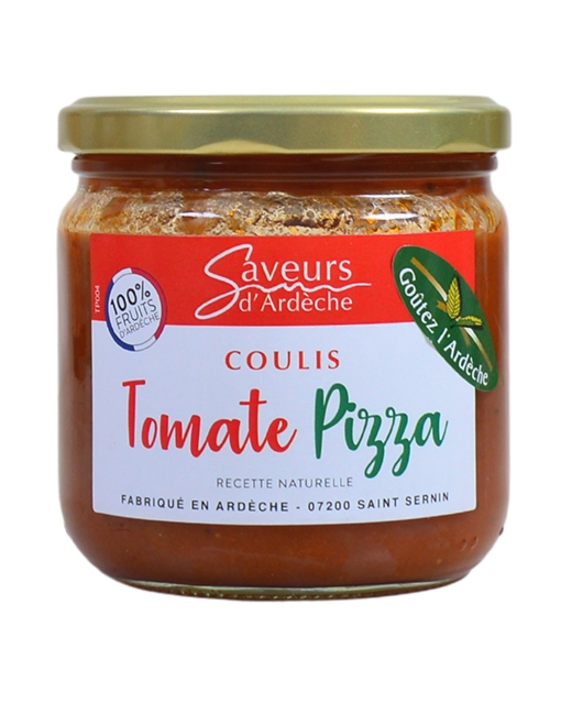 Coulis de tomate pizza