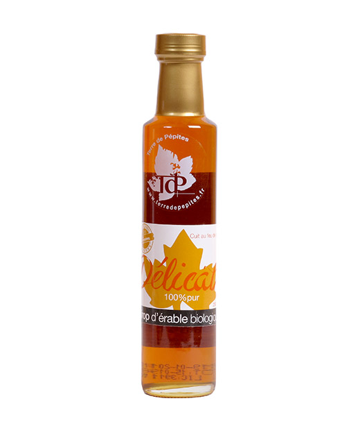 Sirop d'érable bio 100% pur - délicat Terre de Pépites