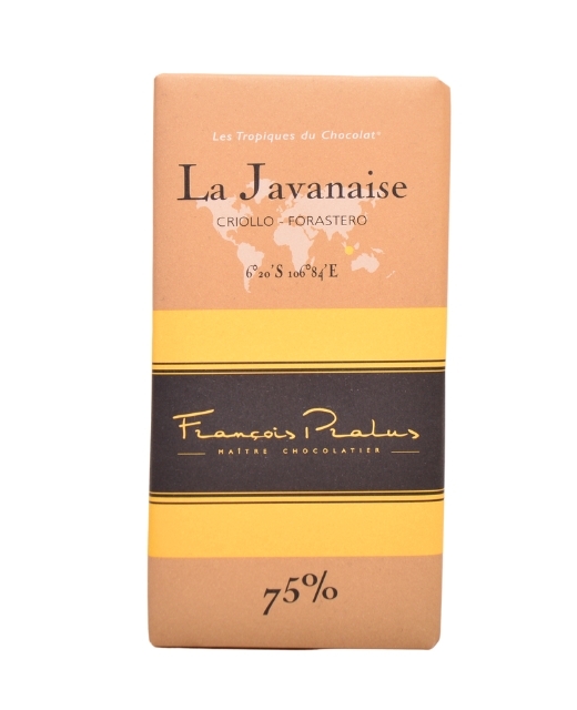 Tablette chocolat noir La Javanaise - Edélices