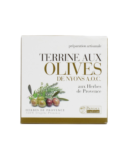 Terrine aux Olives de Nyons AOC et aux Herbes de Provence Provence Tradition