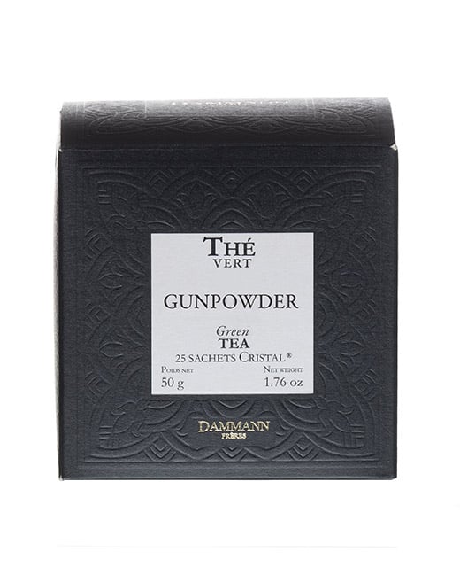 Thé Gunpowder - sachet cristal - Edélices