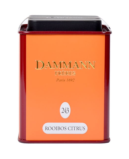 Thé Rooibos Citrus - boîte métal - Edélices