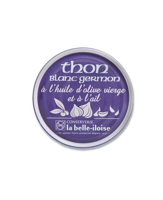 Thon germon à l'huile d'olive vierge et à l'ail - Edélices