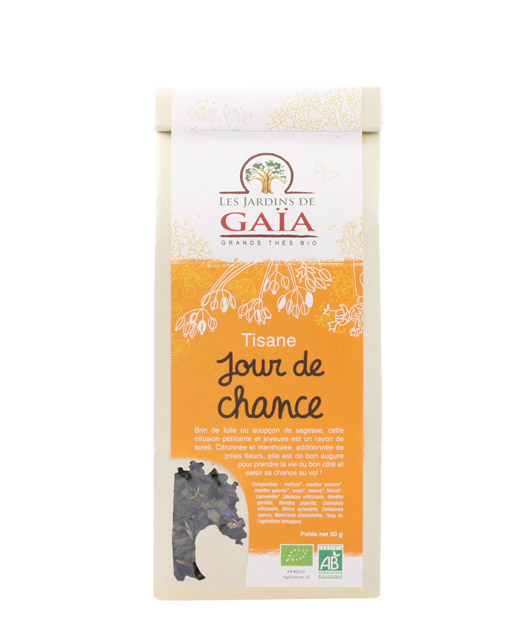 Tisane Jour de chance Les Jardins de Gaïa