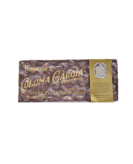SOLDES Turron - tablette de chocolat aux noix de Macadamia EDELICES