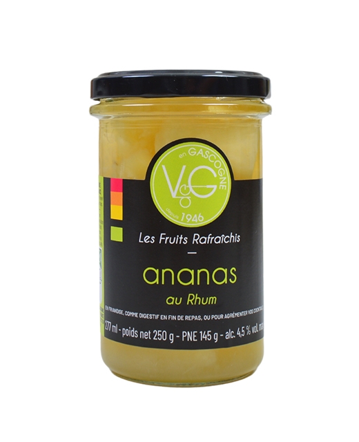 Ananas rafraîchis au rhum - Edélices