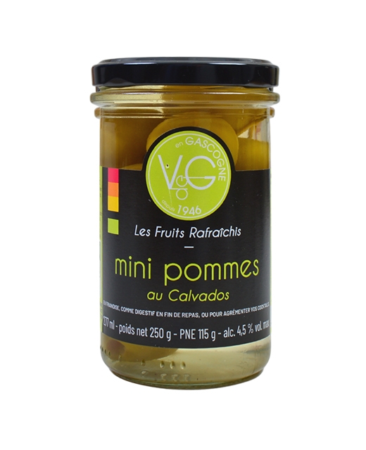 Mini pommes rafraîchies au Calvados - Edélices