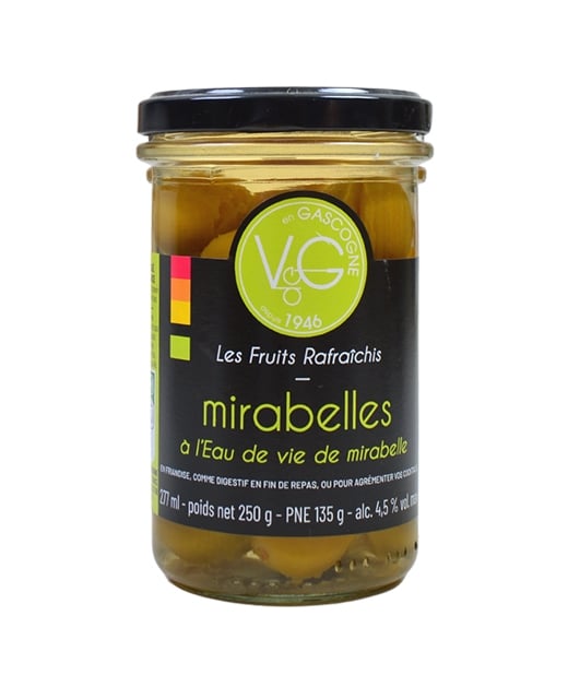 Mirabelles rafraîchies à l’eau-de-vie de mirabelles - Edélices
