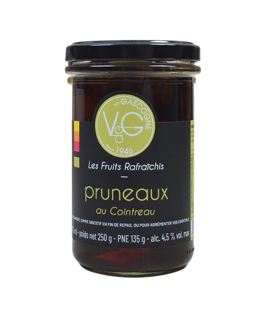Pruneaux rafraîchis au Cointreau - Edélices