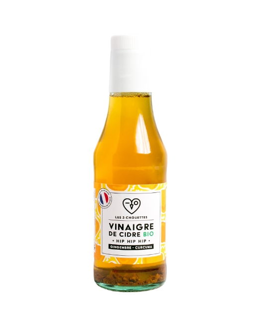 SOLDES Vinaigre de cidre au gingembre et curcuma EDELICES