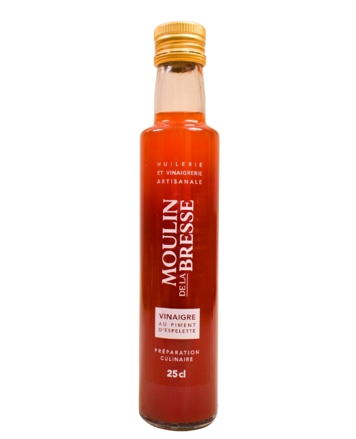 Vinaigre à la pulpe de piment d'Espelette