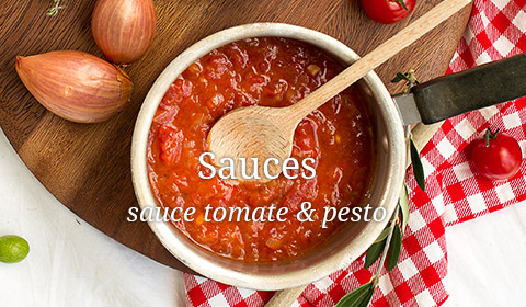 sauce tomate pesto