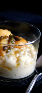 recette riz au lait et tatin de pomme miel romarin