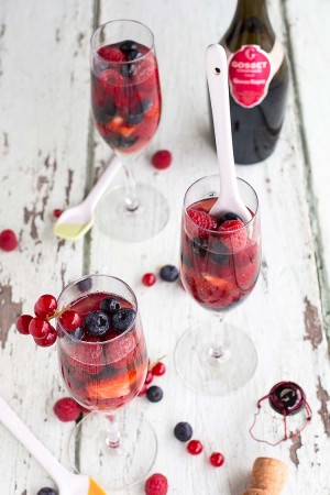 Fruits rouges en gelée de Champagne